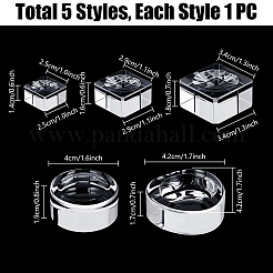 5шт. 5-х стилистический держатель для стеклянного хрустального шара AJEW-PH0006-59