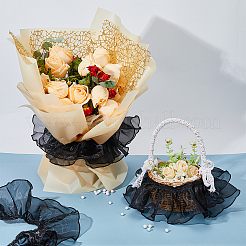 6 м органза кружевная отделочная ткань SENE-HY0001-01B