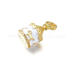 Латунь эмаль подвески&nbsp;KK-K400-22G-03