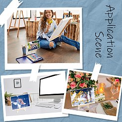 Складной деревянный треугольный мольберт WOOD-WH0022-55A