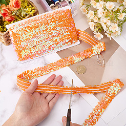 Лента из полиэстера с пайетками для животных&nbsp;OCOR-WH20003-18C