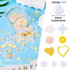 100 г пластиковых пайеток&nbsp;PVC-TA0001-04A