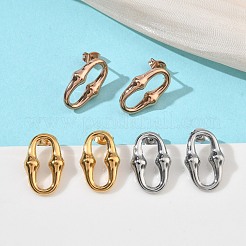 6 пара сережек-гвоздиков из нержавеющей стали 304&nbsp;EJEW-C180-01