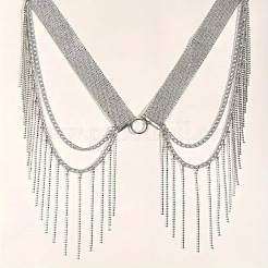 Сплав кристалл горный хрусталь многослойные кисточки талия живот цепи для женщин&nbsp;FS-WGA9AD1-01