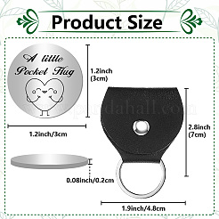 1 шт. 201 памятные монеты из нержавеющей стали AJEW-CN0001-99D