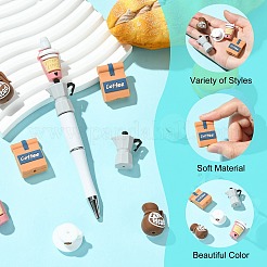 10шт 5 стиля силиконовые бусины&nbsp;SIL-CJ0003-13