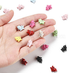 50шт окрашенные распылением бусины из сплава FIND-FS0004-11