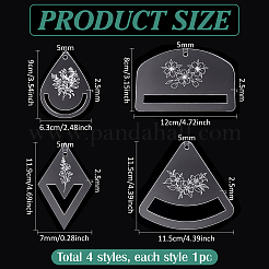 Акриловый швейный инструмент DIY-PH0028-45B