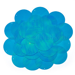 150 шт. радужные переливающиеся звенья из ПВХ с пайетками/блестками FIND-TA0008-10B