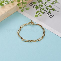 Браслеты-цепочки Figaro из нержавеющей стали 304 BJEW-JB05838