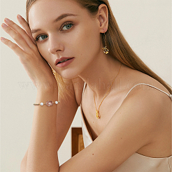 16 шт. латунные подвески-коннекторы из прозрачного стекла&nbsp;FIND-BC0013-16G