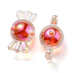 УФ-покрытие радужными переливающимися акриловыми бусинами PACR-E001-01F