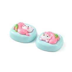 Непрозрачные милые мультяшные смоляные кабошоны&nbsp;LS-CRES-O006-06E