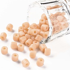 Непрозрачные цвета стеклянные круглые бусины стекляруса&nbsp;SEED-S045-001A-A02