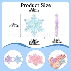 14 шт. 5 цвета ab прозрачный акриловый компонент люстры соединения TACR-FS0001-55