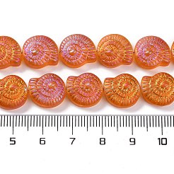 Стеклянные бусины с гальваническим покрытием &nbsp;EGLA-F164-FR01