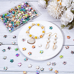 200 шт. 10-цветные синтетические бирюзовые бусины G-SC0003-36