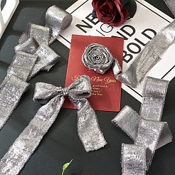 Лента из полиэстера с бахромой&nbsp;LS-DIY-TAC0023-39B