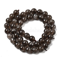 Природный дымчатый кварц нитей бисера&nbsp;G-B167-A09-4mm