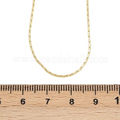 0.8 мм латунная цепочка «бостон» регулируемые слайдеры ожерелья NJEW-M108-28G-01