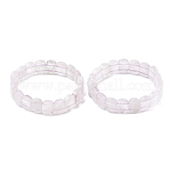 Женские браслеты из овальных бусин натурального аметиста&nbsp;BJEW-Z149-03