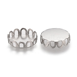 Кабошоны из нержавеющей стали марки 304 STAS-P249-16G-P