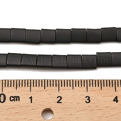 Гальванические нити матовых немагнитных синтетических гематитовых бусин&nbsp;G-G089-B01-16