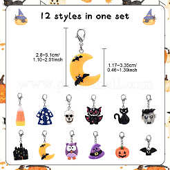 Подвесные украшения из смолы&nbsp;HJEW-YW00126