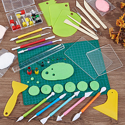 Наборы глиняных инструментов&nbsp;DIY-GA0007-98