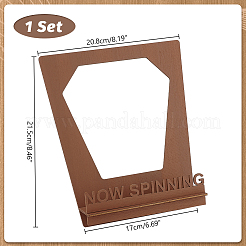 Подставки для музыкальных пластинок из дерева ODIS-WH0030-95A