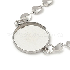 Изготовление браслета из звеньевой цепи из нержавеющей стали 304 STAS-K252-20B-P