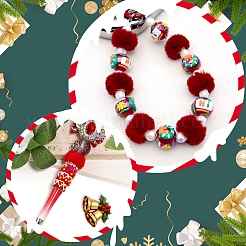 60 шт. 6 цвета имитация кроличьей шерсти европейские бусины&nbsp;FIND-PA0001-25