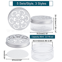 15 набор из 3 пластиковых флаконов для ароматерапии MRMJ-PH0001-74B