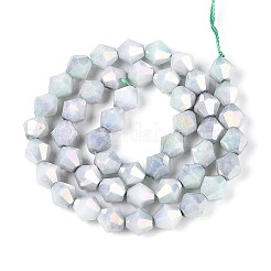 Антикоррозийные гальванические стеклянные бусины GLAA-T025-8mm-12E