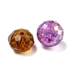 Прозрачные граненые стеклянные бусины GLAA-XCP0001-25