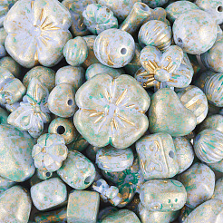 100 г непрозрачных акриловых бусин OACR-TA0003-75