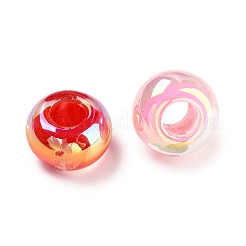 УФ-покрытие Радужные переливающиеся акриловые европейские бусины MACR-P040-10