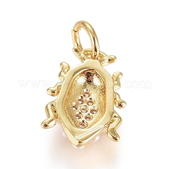Латунные микро проложить кубического циркония подвески&nbsp;ZIRC-G166-05G