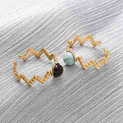 Кольца-манжеты из нержавеющей стали 304 RJEW-A071-09G