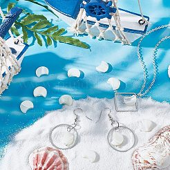 1 нить натуральных белых ракушечных бусин&nbsp;SSHEL-BC0001-18