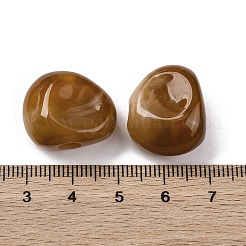 Двухцветные непрозрачные акриловые бусины MACR-Z002-01A