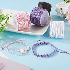 4 рулон 4-х цветного вощеного хлопкового шнура&nbsp;YC-TA0001-13