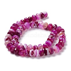 Натуральный полосатый агат / полосатые агатовые бусы&nbsp;G-E605-A02-03A