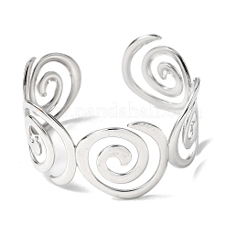 Браслеты-манжеты из нержавеющей стали 304 для женщин BJEW-D384-02P