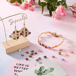 200 шт. 10 вида прозрачных стеклянных бусин SEED-CD0001-05