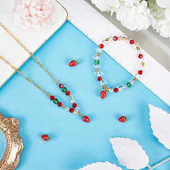 5шт латунные эмалированные подвески KK-CN0002-64