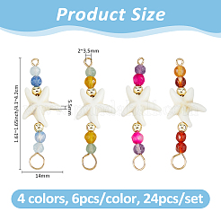 24 шт. 4 цвета&nbsp;PALLOY-FH00159