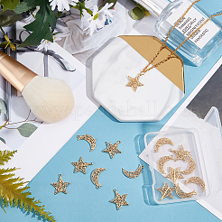 16шт 2 латунные подвески&nbsp;KK-BC0002-06G