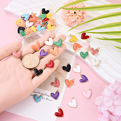 55шт 11 цвета подвески из цинкового сплава&nbsp;FIND-YW0007-42