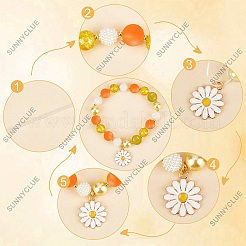 Набор для самостоятельного изготовления браслета из цветочной пчелы DIY-SC0021-19